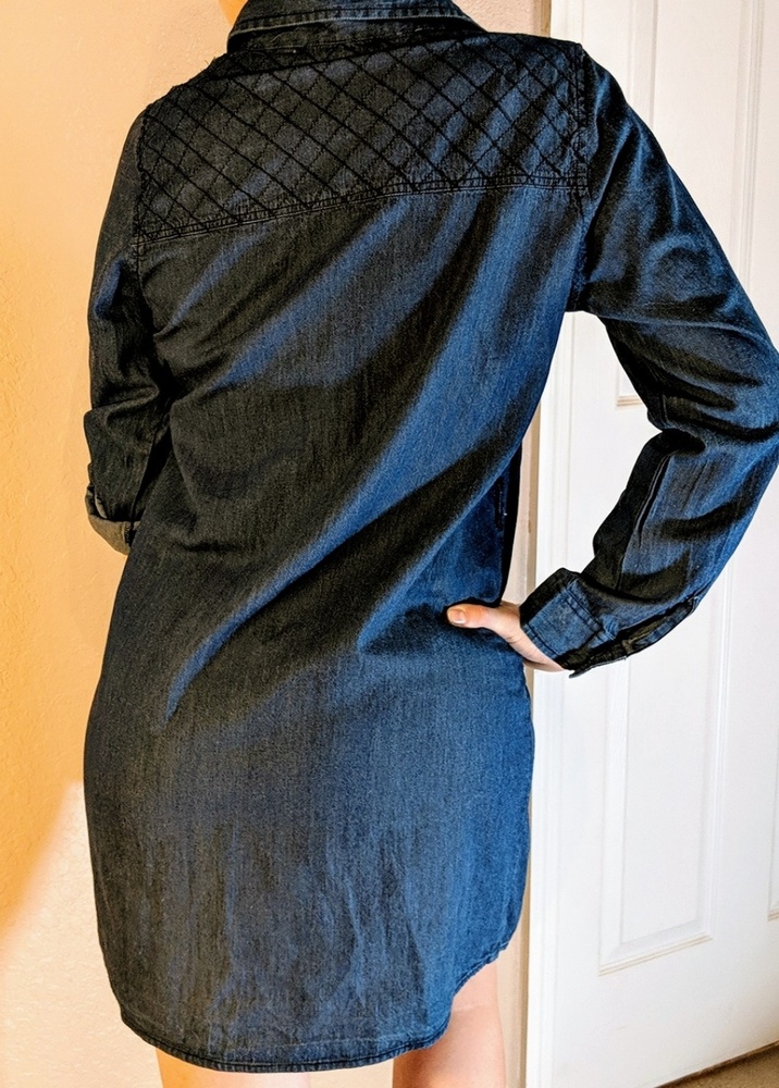 Chic Connection chambray button down dress/tunic